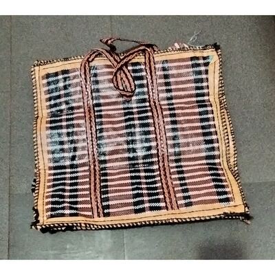 ORANGE COLOURED CHECKED G-M-G BAG