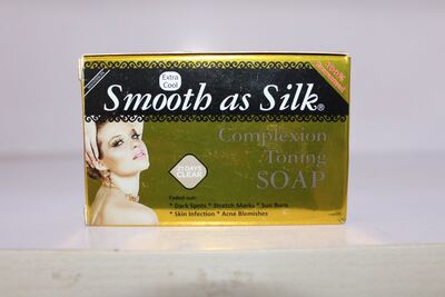 Smooth as silk complexion toning soap