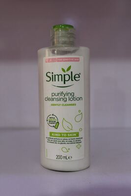 Simple purifying cleansing lotion