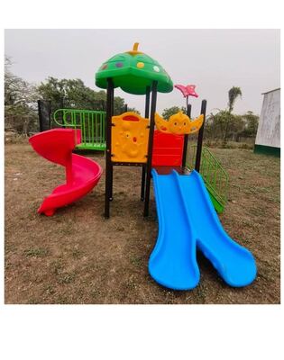 Outdoor children's playground set