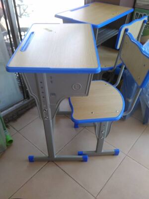 School desk and chair set