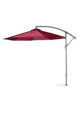 Cantilever patio umbrella in red