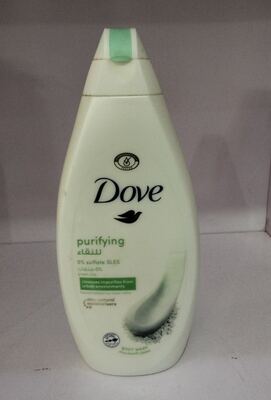 DOVE PURIFYING GREEN CLAY BODY WASH