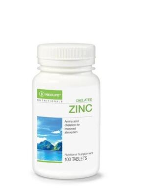NeoLife Chelated Zinc (100 Tablets)