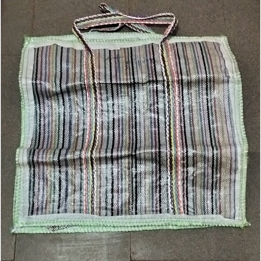 GREY CHECKED G-M-G BAG