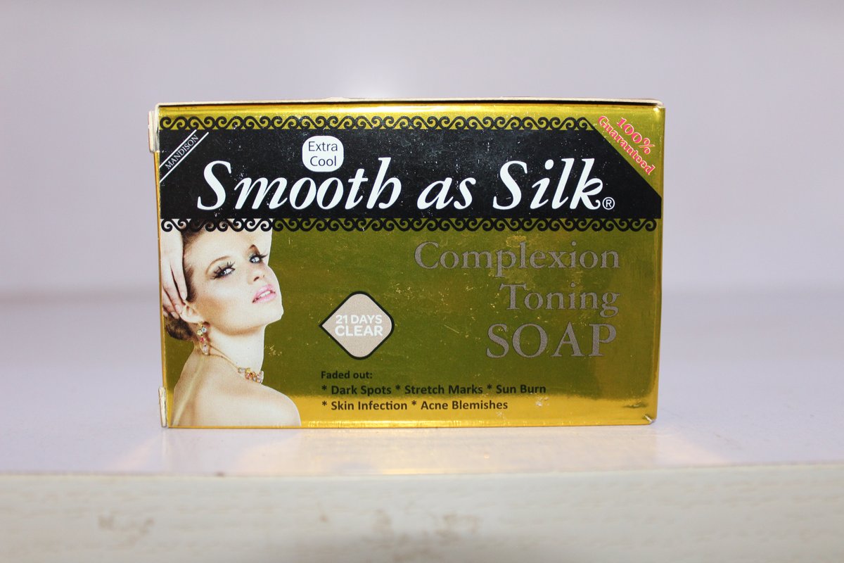 Smooth as silk complexion toning soap