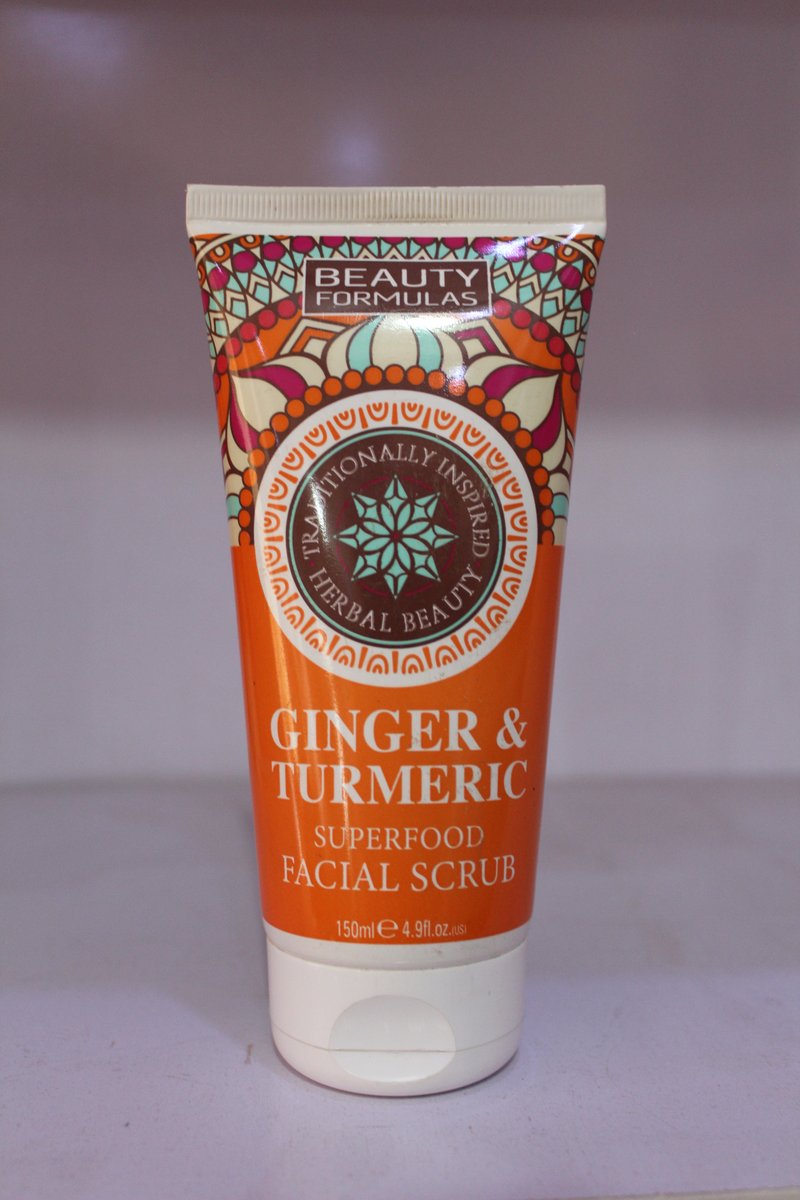 Beauty formulas Ginger & turmeric facial scrub