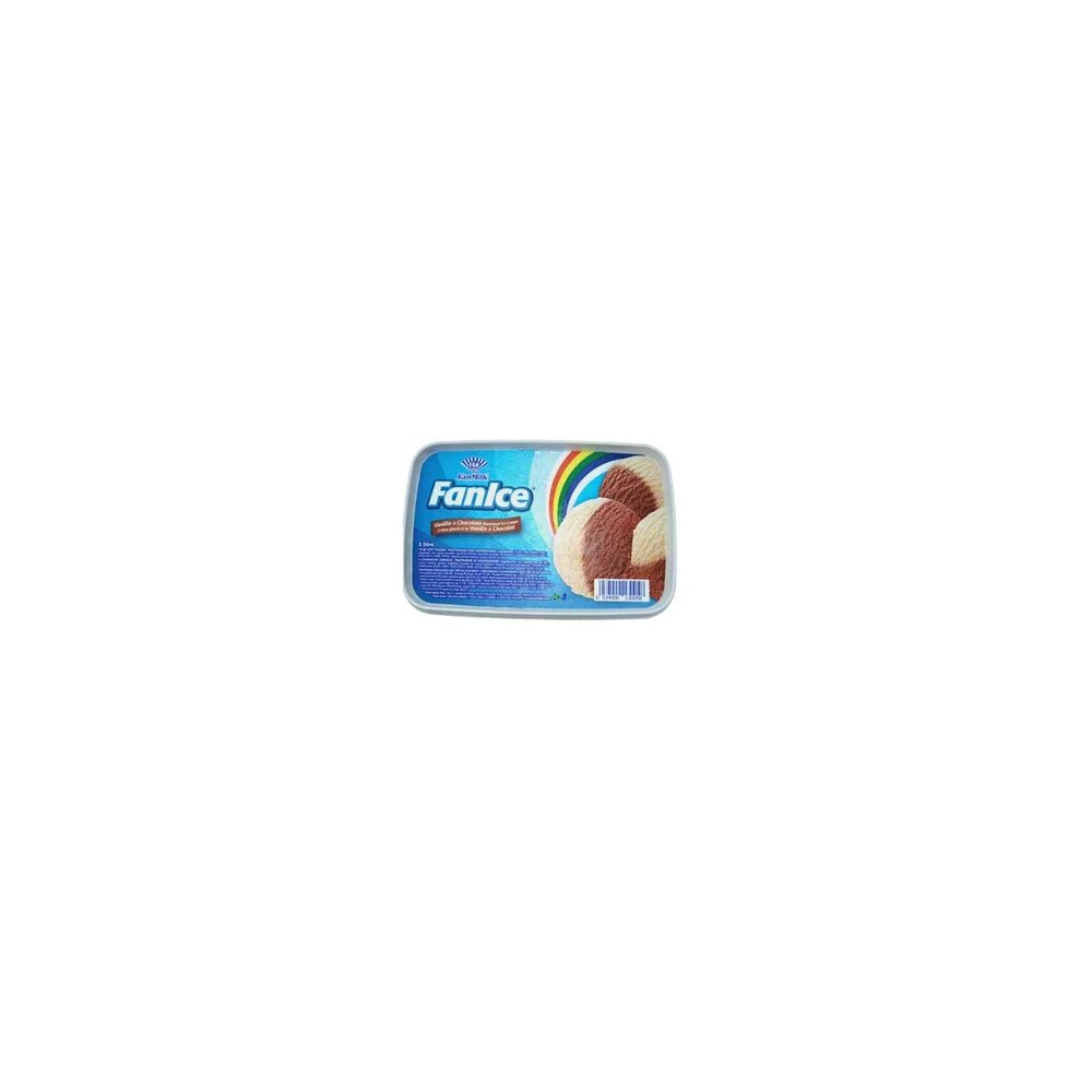 FAN ICE CREAM VANILLA CHOCLATE 450ML