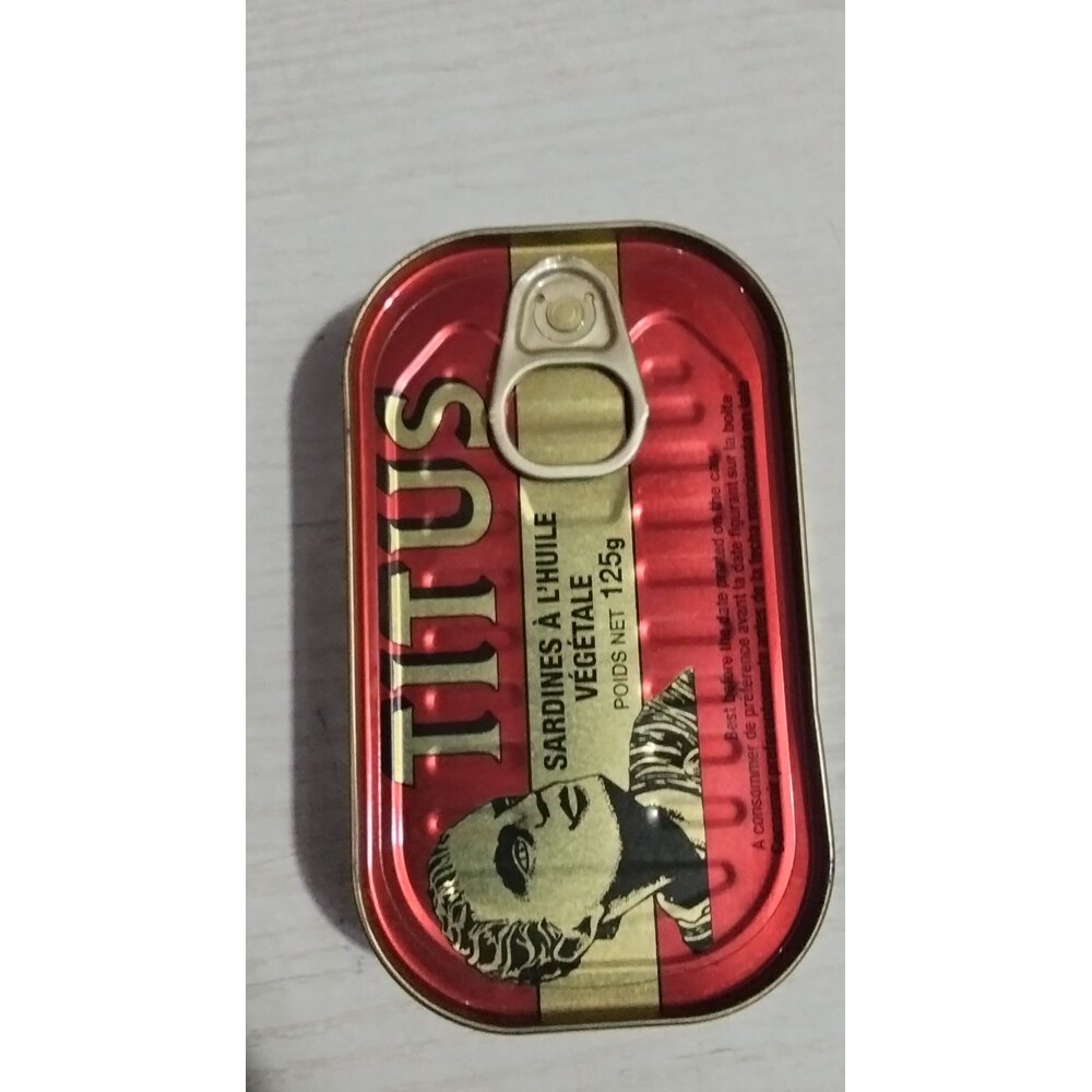 Sardine Titus 125g