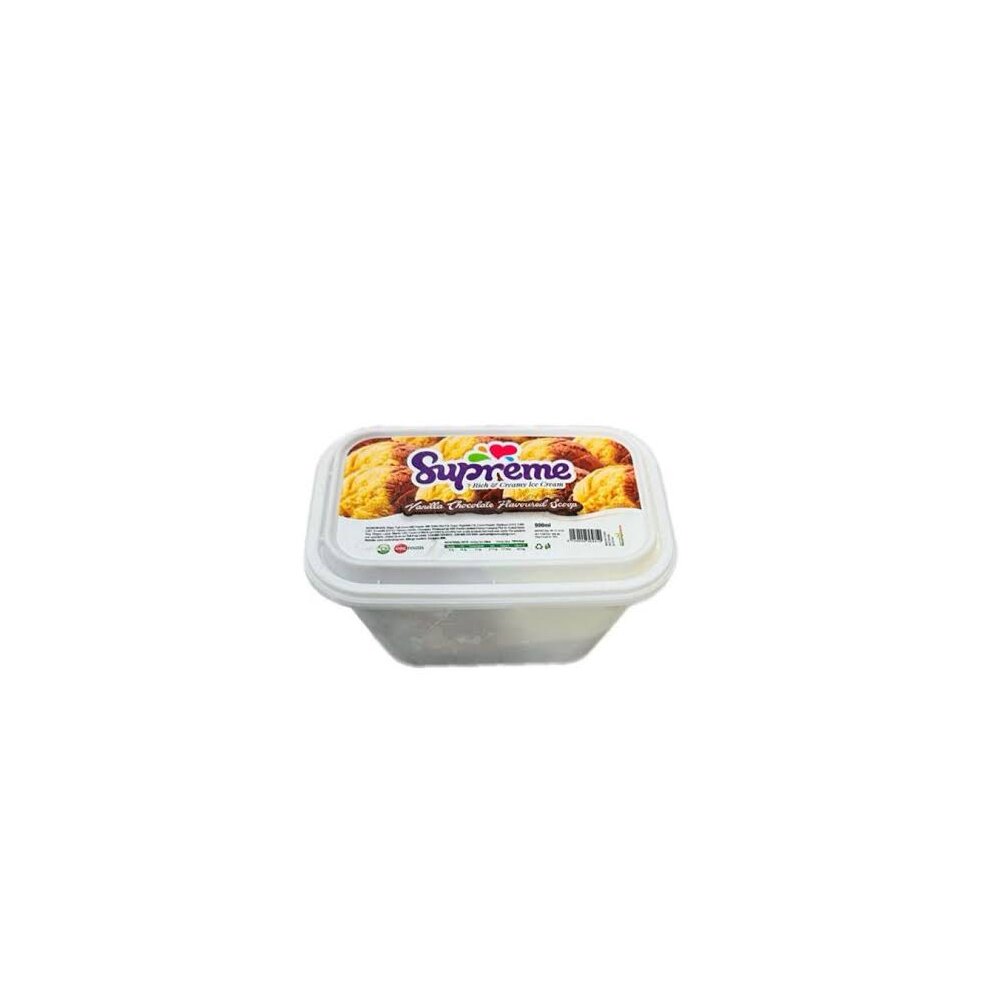Supreme Ice Cream Vanilla-Chocolate 900ml