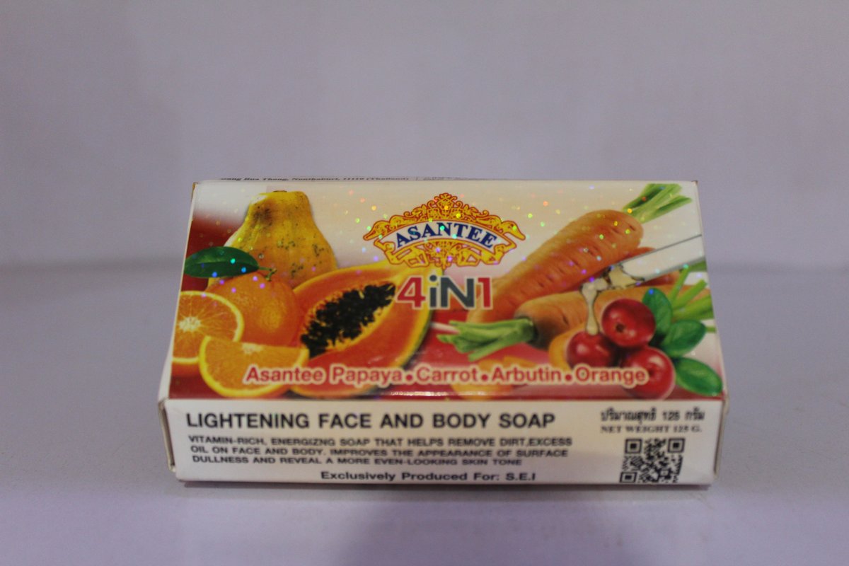 ASANTEE 4in1 Papaya,Carrot,Arbutin,Orange 125g