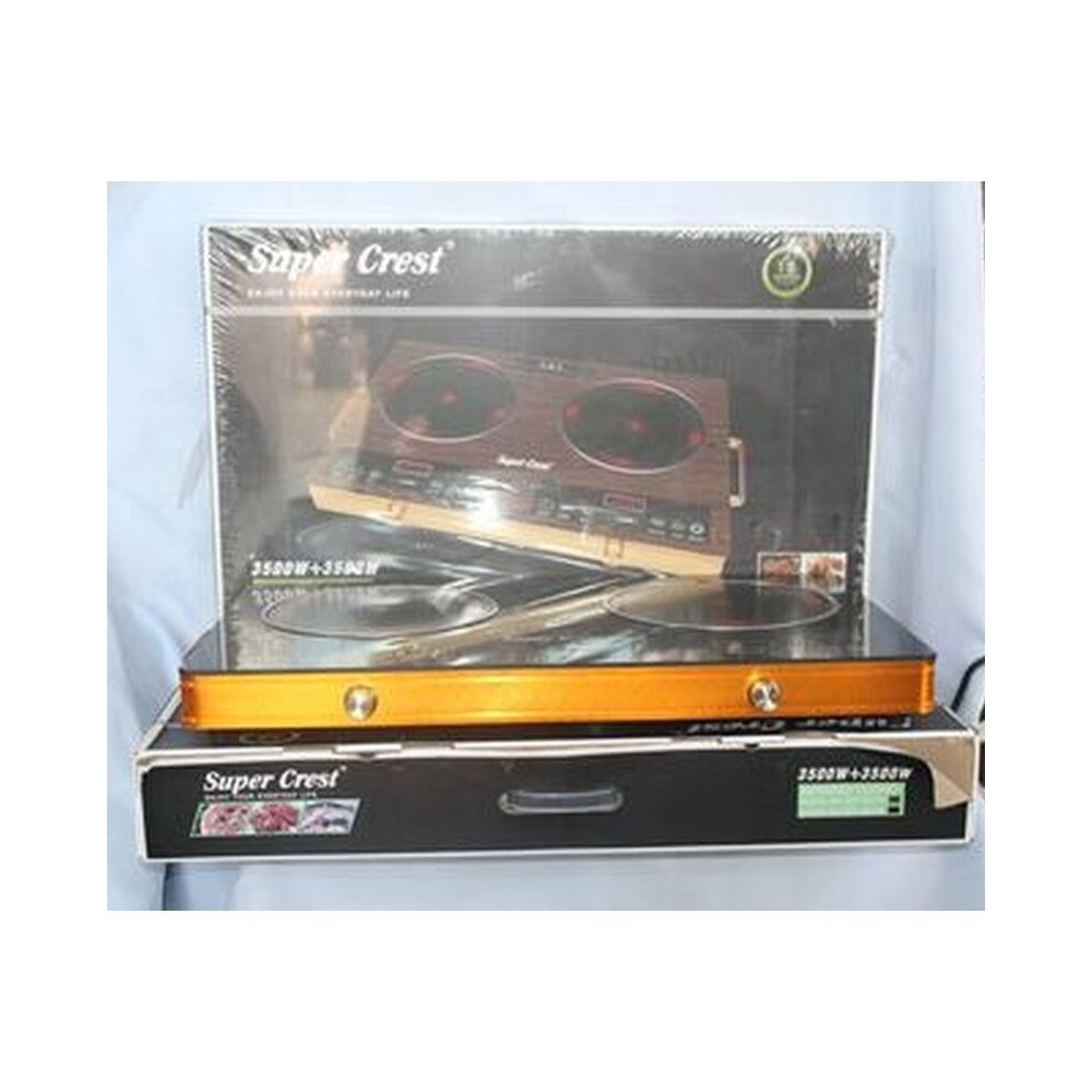 Super Crest double infrared ceramic cooker, 3500W + 3500W