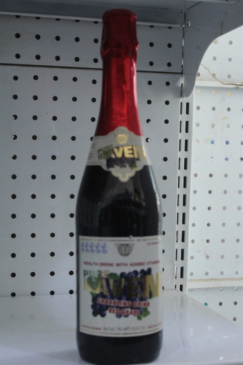 Pure Haven Sparkling Red Grape Drink