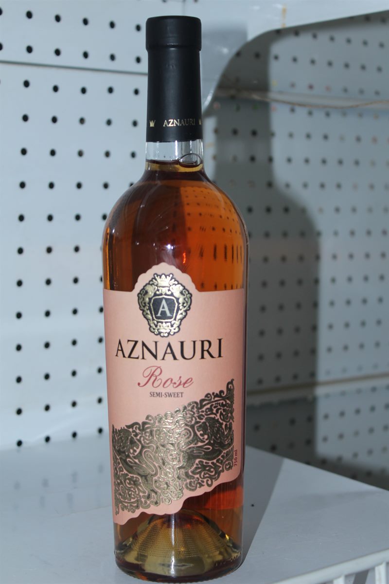 Aznauri Rosé Semi-Sweet Wine