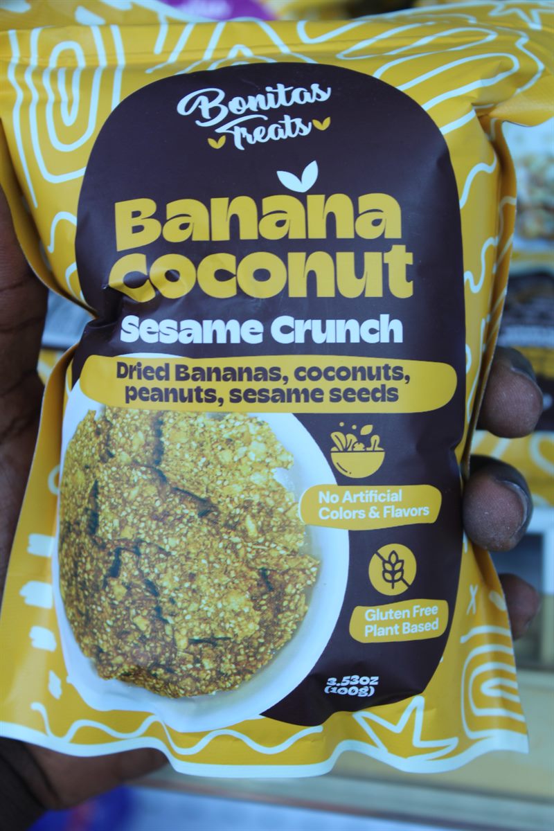 Bonitas Treats Banana Coconut Sesame Crunch