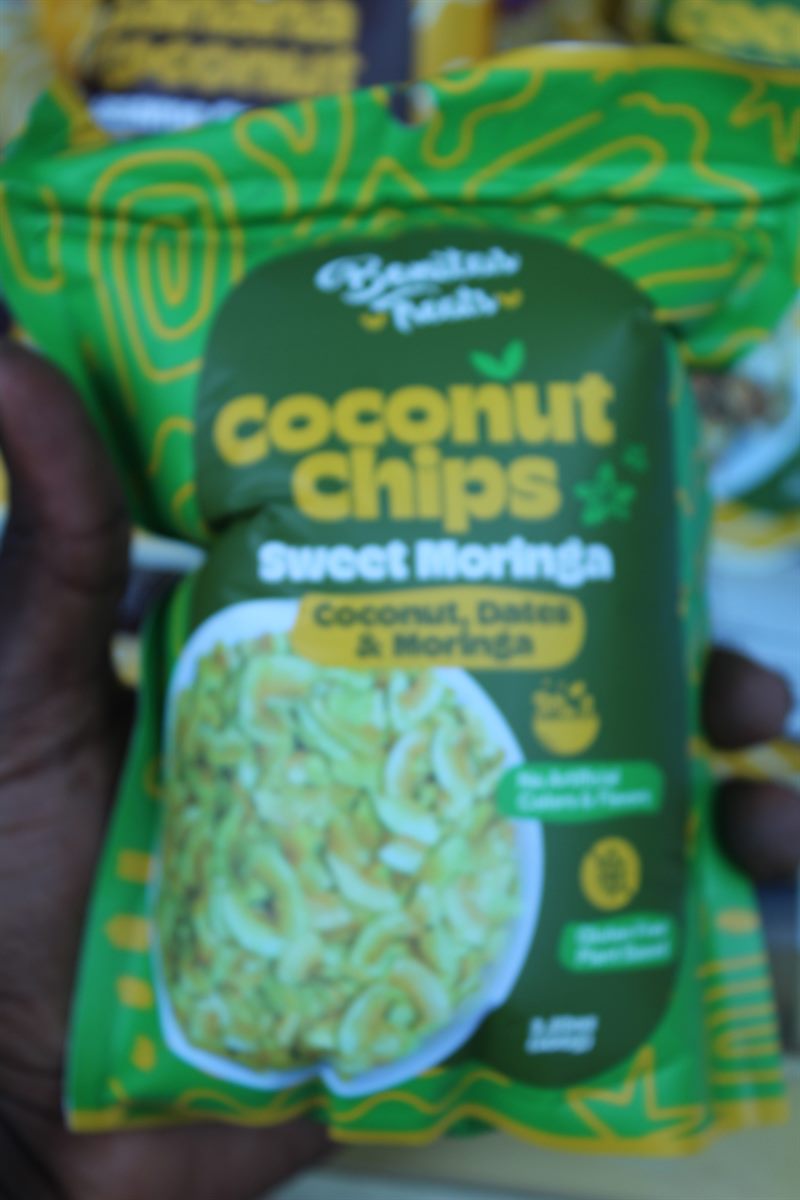 Bonitas Treats Coconut Chips Sweet Moringa